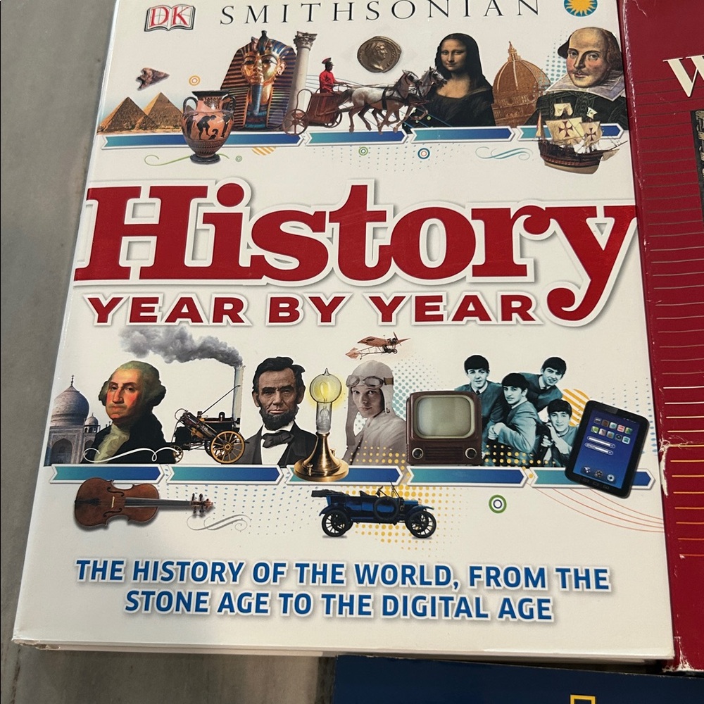 3 History Books National Geographic DK Smithsonian World Atlas World History - Picture 2 of 9